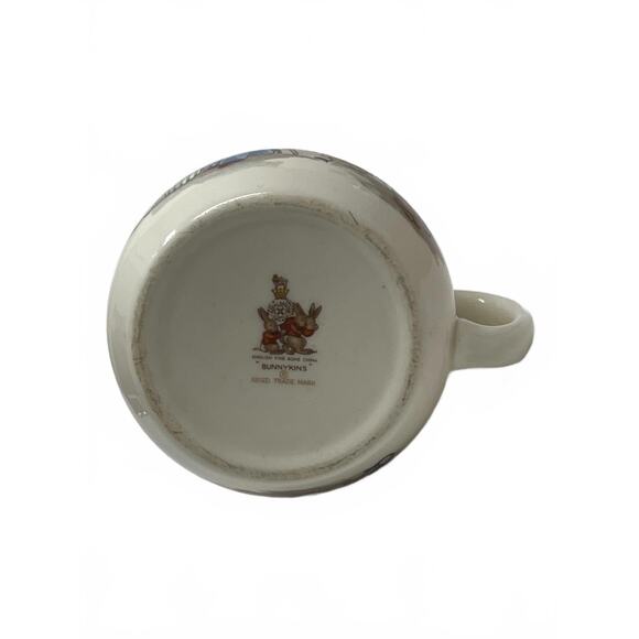 BUNNYKINS Royal Doulton Child's Cup Mug Fine Bone China Made in England Vintage - Picture 4 of 5